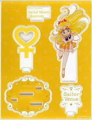 【中古】アクリルスタンド・アクリルパネル セーラーヴィーナス 「美少女戦士セーラームーンミュージアム オリジナルアクリルフィギュアコレクション」