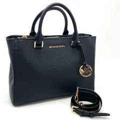【中古】MICHAEL KORS マイケル コース ロゴ 2way レザー ハンド ショルダー バッグ eY0729A