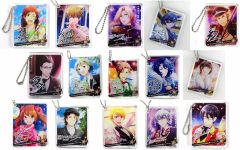 [중고] 키홀더 마스코트(캐릭터) 전 15종 세트 [아이돌 마스터 SideM×animatecafe CoLotta(트레이딩 아크릴 플레이트 키홀더) A 그룹]
