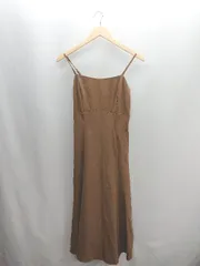 ◇ ⊂ And Couture アンドクチュール ロング ワンピース サイズ38 ブラウン系 レディース E  【1502060002349】