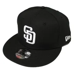 【特価商品】[ニューエラ] SAN DIEGO PADRES SNAPBACK CAP BLACK×WHITE/ブラック×ホワイト サンディエゴ パドレス スナップバック キャップ 帽子