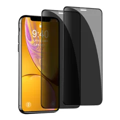 【人気商品】強化ガラス液晶保護フィルム x/xs/11pro 全面保護(プライバシー保護フィルム/気泡ゼロ/割れない/5.8 強化保護フィルム【2枚セット】アイフォン 用 11Pro/Xs/X インチ) iphone ガラスフィルム 覗き見防止