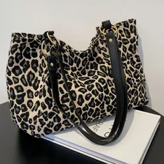 トートバッグ トート ショルダーバッグ ショルダー レオパード ヒョウ柄  肩掛け 斜めかけ シンプル お出かけ オシャレ かわいい かっこいい  軽量  レディース カジュアル 女性用バッグ シンプルバッグ お買物 ビジネスバッグ 仕事用 レジャー用