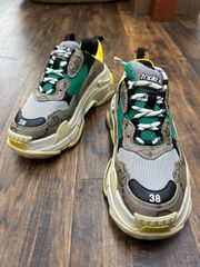 【美品】BALENCIAGA × GUCCI TRIPLE S TRAINERS バレンシアガ × グッチ コラボ トリプルエス スニーカー 25cm