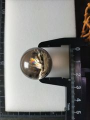 天然石 煙水晶(スモーキークォーツ)のレインボー入り！マクラメネックレスです。