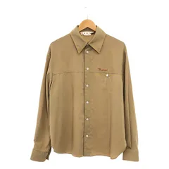 MARNI マルニ　トロピカルウール　ベージュ　46 美品　人気 MARNI（マルニ）ウールトロピカルシャツ CUMU0061A3 TW839