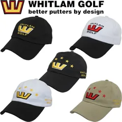 【在庫限り】ウィットラム ゴルフ WHITLAM GOLF CAP　ゴルフキャップ　（USAゲージデザインモデル）