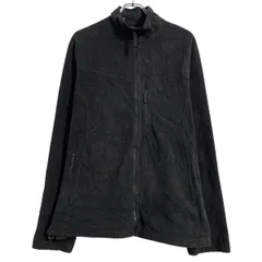 Timberland フリースジャケット L ブラック ティンバーランド ジップアップ ワンポイント ロゴ アウトドア 古着卸 アメリカ仕入 a702-5998