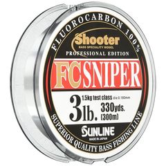 サンライン(SUNLINE) フロロカーボンライン シューター スナイパー 300m 3lb ナチュラルクリア 0