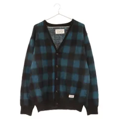 WACKO MARIA (ワコマリア) 20AW BLOCK CHECK MOHAIR KNIT JACQUARD ...