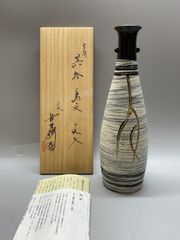 ガラス工芸作家 亀井治美 幻彩琳 水辺菖蒲文壺 真作保証 - メルカリ