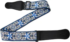 ギターストラップ ベース ストラップ ヴィンテージ 刺繍入り y929