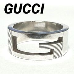 希少 GUCCI グッチ ヴィンテージ リング シルバー 925 SV 指輪 - メルカリ