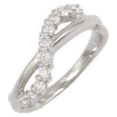 ジュエリー JEWELRY リング・指輪 ダイヤモンド リング ﾀﾞｲﾔ 5.2g #11.5 Pt900プラチナ ダイヤモンド リング レディース Used A