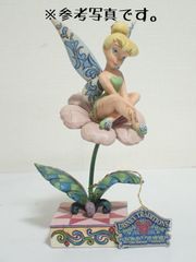 ピーターパン ティンカーベル お花 陶器 フィギュア　ジム・ショア ディズニーショーケース