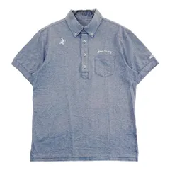 サイズ：4 JACK BUNNY ジャックバニー  半袖ポロシャツ ボタンダウン  ネイビー系 [240101492939] ゴルフウェア メンズ ストスト