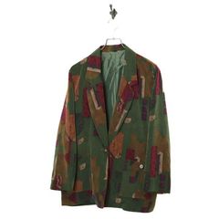 VINTAGE PRINTED JACKET/M