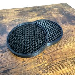 【ゆーちゃん様専用】受け皿　2個　黒 【シンプル】【120mm】 / 3Dプリンター受け皿