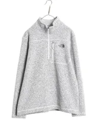 【お得なクーポン配布中!】 US企画 ノースフェイス ゴードン ライオンズ ハーフジップ フリース ジャケット メンズ XL / The North Face アウトドア プルオーバー 灰