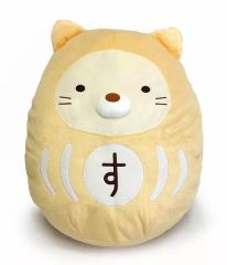 [중고] 봉제인형 고양이 다루마 봉제인형 XL [스미코구라시]