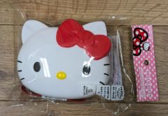 ハローキティ　ダイカットランチボックス　中子＆ベルト付　スケーター サンリオ