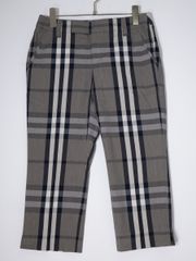 BURBERRY LONDONバーバリー ロンドン 定番ビッグチェック コットンナイロン ストレッチクロップドパンツ【36】【LPTA78625】