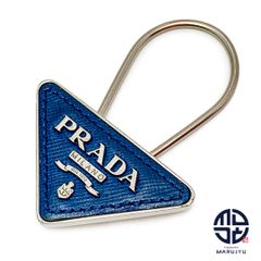 PRADA プラダ ネイビー トライアングル 三角 ブランドロゴ