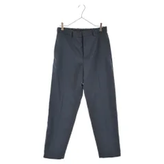 JIL SANDER (ジルサンダー) 23SS スラックスパンツ ウールギャバジン センタープレス ネイビー J21KA0011のサムネイル