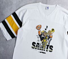 【VINTAGE】80s レア JACK DAVIS NFL SAINTS ビンテージ フットボールTシャツ 80年代 LOGO7