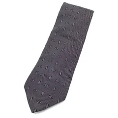 DOLCE&GABBANA ドルチェアンドガッバーナ シルクネクタイ グレー