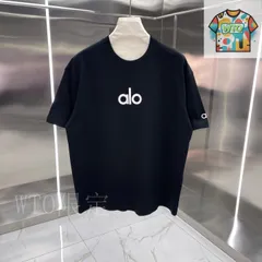 【今日WTO】alo プリントショートスリーブ T シャツ03-CP35