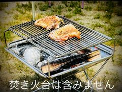 簡易グリルブリッジL ＆ グリルネット‟Rectangle”　ステンレスセット
