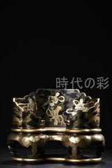 貴重 亀文堂 波多野正平 造 古銅製 在銘 聖観世音像 共箱付 茶道具