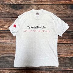 90's  USA製  The Mended Hearts, Inc.   BEST   FRUIT OF THE LOOM   T-shirt   半袖Tシャツ　シングルステッチ　Lサイズ