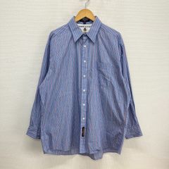 TOMMY HILFIGER トミーヒルフィガー 長袖シャツ ポケット ストライプ 16-1/2 10125312