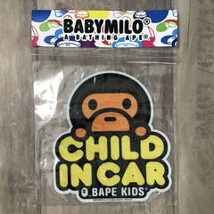 ★新品★ カーステッカー マイロ a bathing ape BAPE KIDS MILO エイプ ベイプ アベイシングエイプ 車用 ステッカー