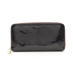 ルイ・ヴィトン LOUIS VUITTON ラウンド長財布 ジッピーウォレット M93522 アマラント レザー ジッピー・ウォレット レディース Used B