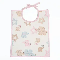 新品 フェイラー FEILER スタイ よだれかけ ビブ 男の子用 女の子用 30cm×25cm リボン結びタイプ タラ ピンク【ネコポス】