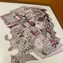 ボールペンアート作品　インテリア