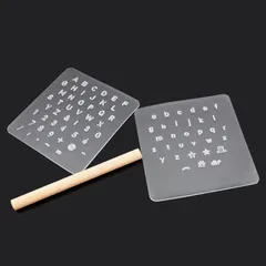 レザークラフト用 刻印シート レザークラフト刻印 革 工具セット打ち具 Renjzle アルファベット打ち具