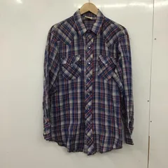 USED 古着 シャツ、ブラウス 長袖 長袖シャツ チェックシャツ カラーシャツ ウエスタンシャツ
