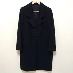 美品　pure cashmere カシミヤ100%チェスターコート　ブ　Aライン Filomo ロング チェスターコート レディース カシミヤ ブレンド