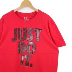 古着 大きいサイズ ナイキ クルーネック 半袖プリントTシャツ JUST DO IT. メンズ US-XLサイズ tn-0035n