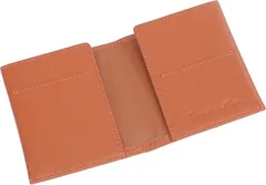 Raccolta Luce(ラコルテ ルーチェ) マネークリップ 牛本革 レザー 軽量 薄型 8mm カード４枚収納可能( ブラウン)