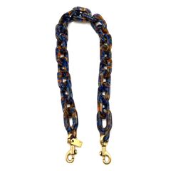 ✨超美品✨ COACH ショート チェーン ストラップ ウィズ リサイクル レジン