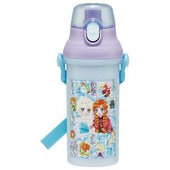 아나운서와 눈의 여왕 나카가와 쇼코 수통 머그병 직접 마시는 480ml 프라 원터치 병 항균 식세기 대응 디즈니 캐릭터 스케이터