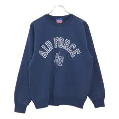 Champion チャンピオン AIR FORCE AUTHENTIC オーセンティック スウェット ミリタリー ネイビー(メンズ M)中古 古着 V3129