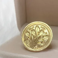 チューリップ 花 フラワー フレーム シーリングスタンプ ヘッド