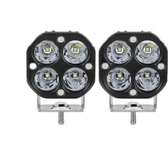 初期不良30日保証　LED 40W ワークライト12V,24V 投光器 作業灯 路肩灯 バックランプ フォグランプ トラック 2個セット