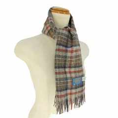ペンドルトン PENDLETON 70S USA製 チェックフリンジマフラー メンズ 表記無 のサムネイル